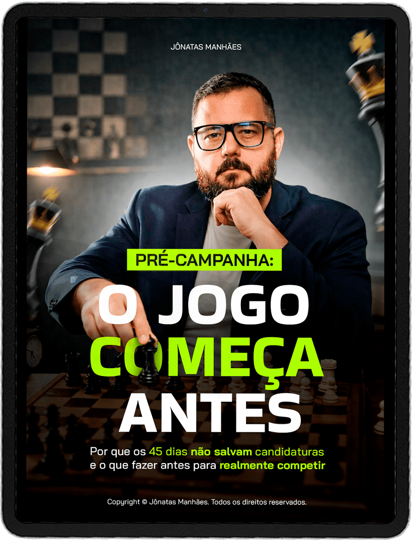 Capa do e-book Pré-campanha: O jogo começa antes